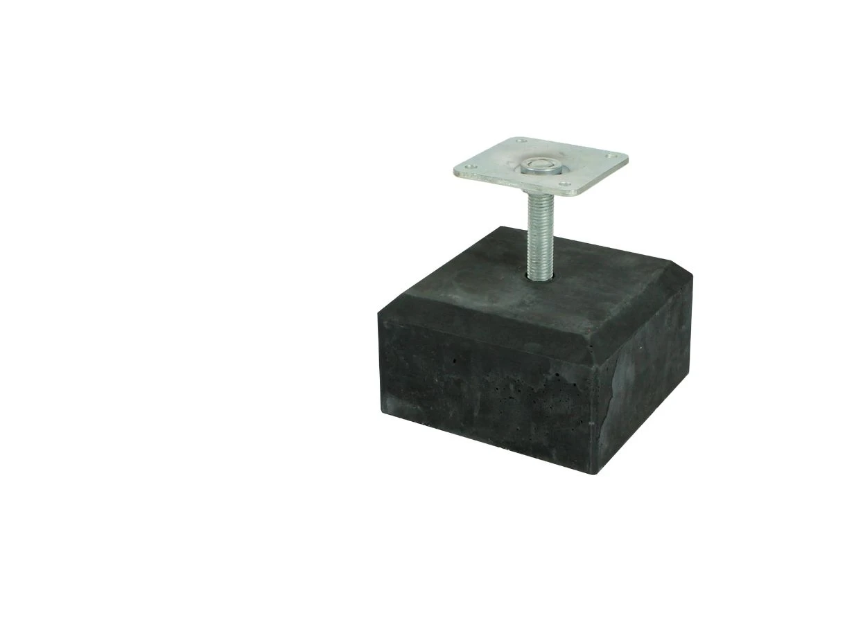 Betontegel met Facetrand 14 x 14 x 10 cm - Afbeelding 1